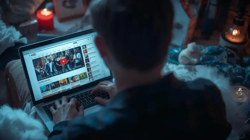 a laptop displaying Youtube video downloader online for free: 7 best tips