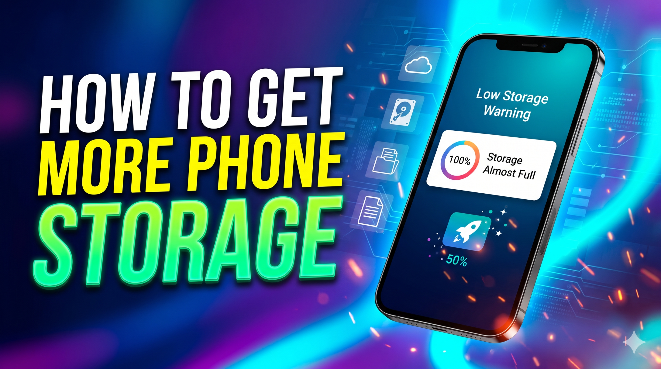 How to get more phone storage